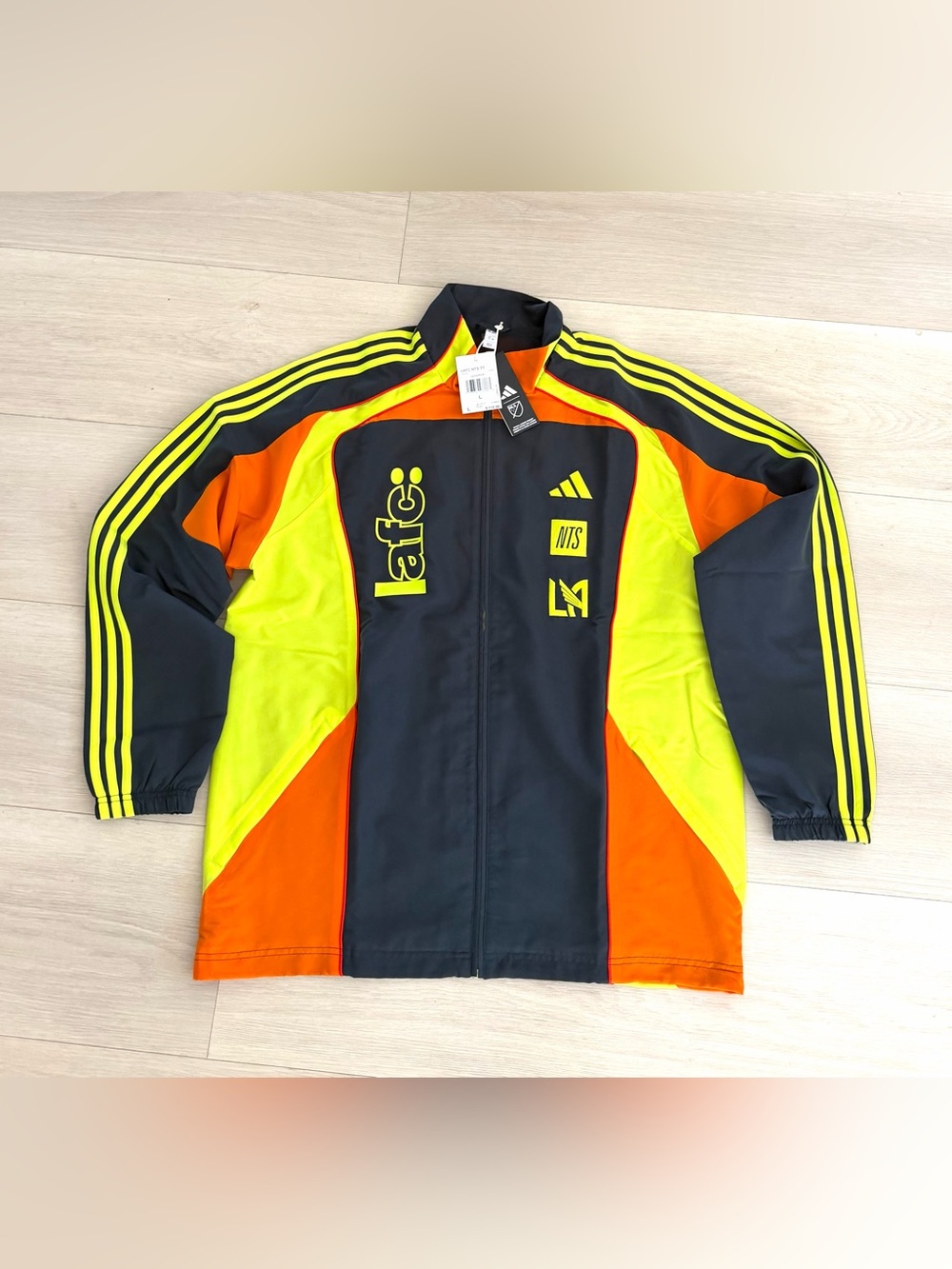 Adidas LAFC Los Angeles FC NTS Full Zip Track Jacket MLS Soccer Men Large New